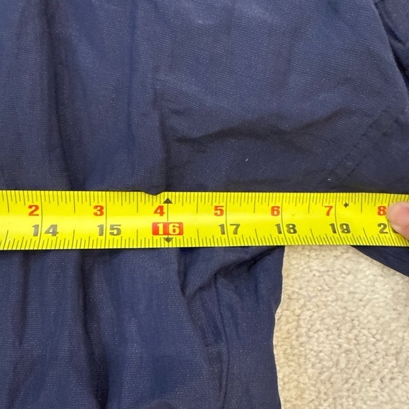 Eileen Fisher open crinkle navy pocket cardigan coat lightweight XXS organic - Picture 8 of 8